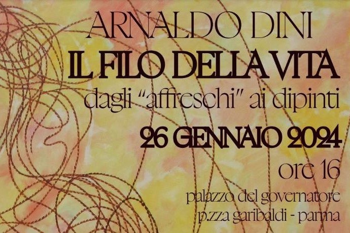 Arnaldo Dini - Il filo della vita: dagli “affreschi” ai dipinti