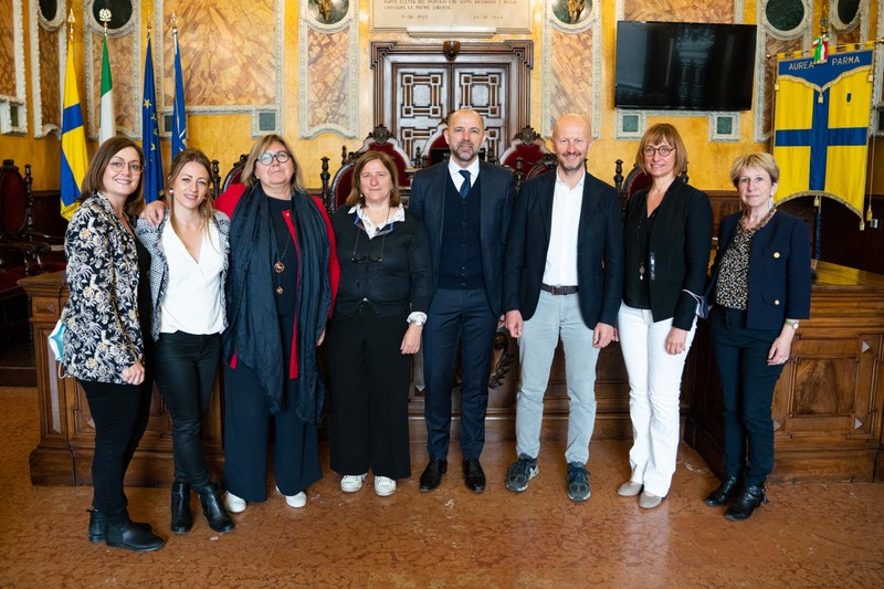 Delegazione di Bourg en Bresse in municipio