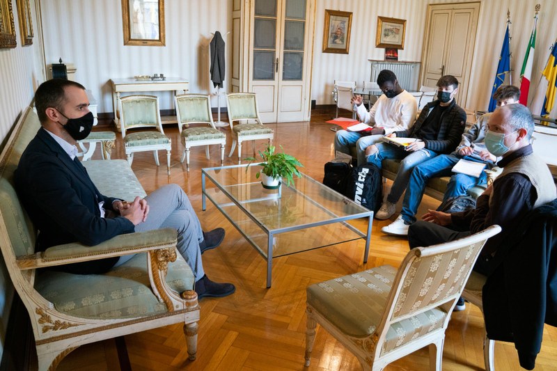 Gli studenti del San Benedetto intervistano il vicesindaco