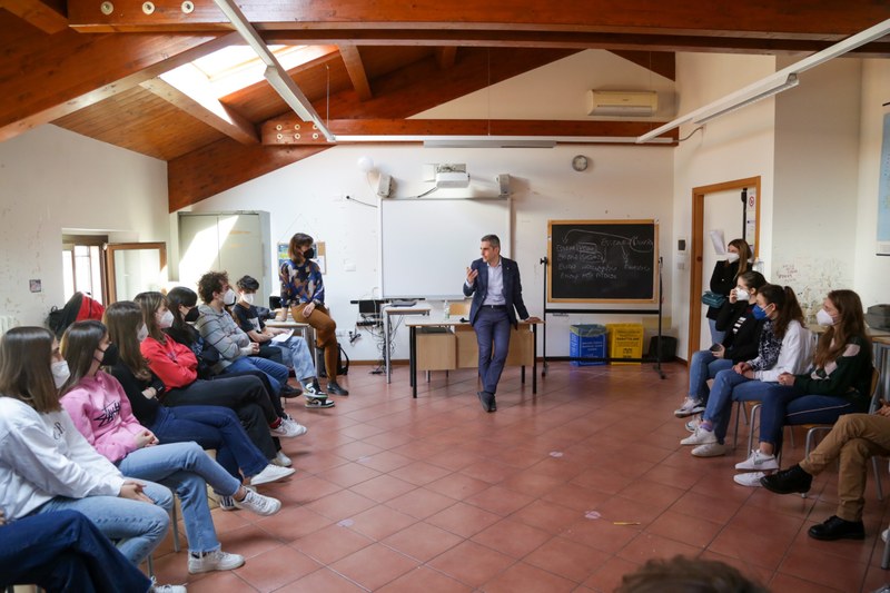 Il Sindaco intervistato dagli studenti del Romagnosi