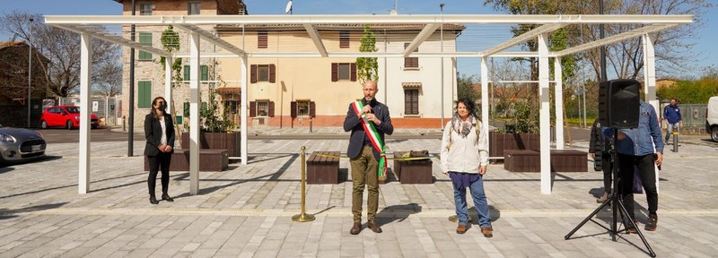 Nuova veste per piazza Italia '61 a Panocchia