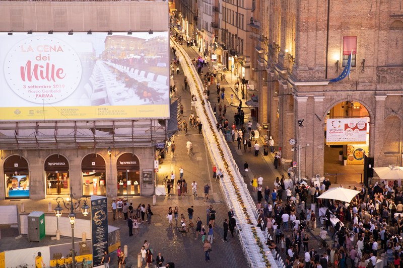 Parma riabbraccia la “Cena dei Mille”