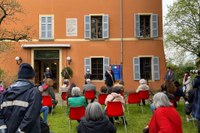 Posa delle corone di alloro