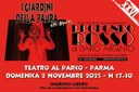 Domenica 2 novembre, alle ore 17:30, presso il Teatro al Parco proiezione di PROFONDO ROSSO di Dario Argento in occasione del 50° anniversario dall’uscita del film.