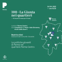 L'Assessora Aimi al Quartiere Parma Centro