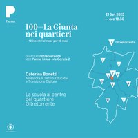 L'Assessora Bonetti al Quartiere Oltretorrente