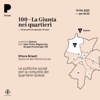L'Assessore Brianti al Quartiere Golese