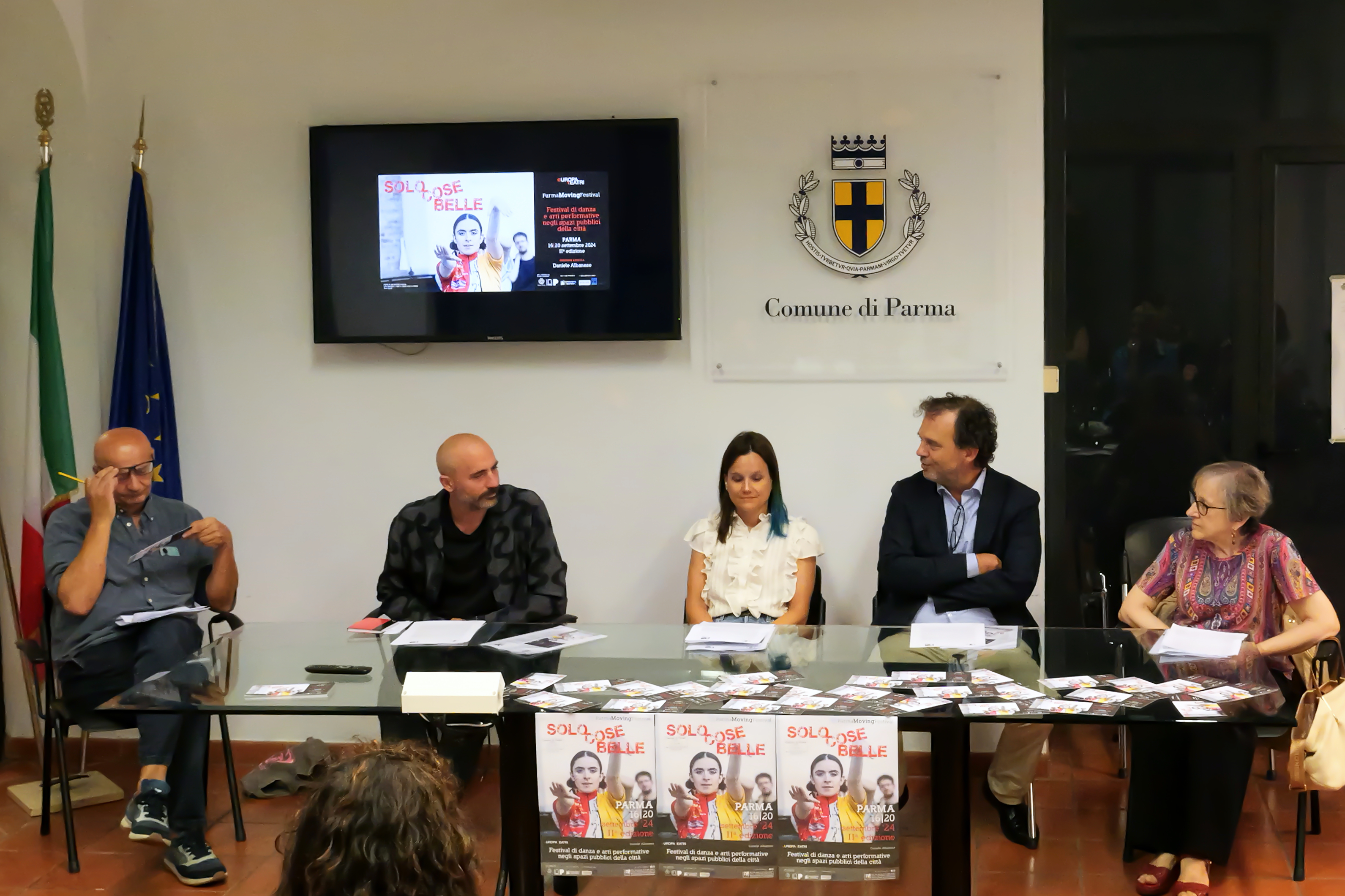 Un momento della conferenza stampa