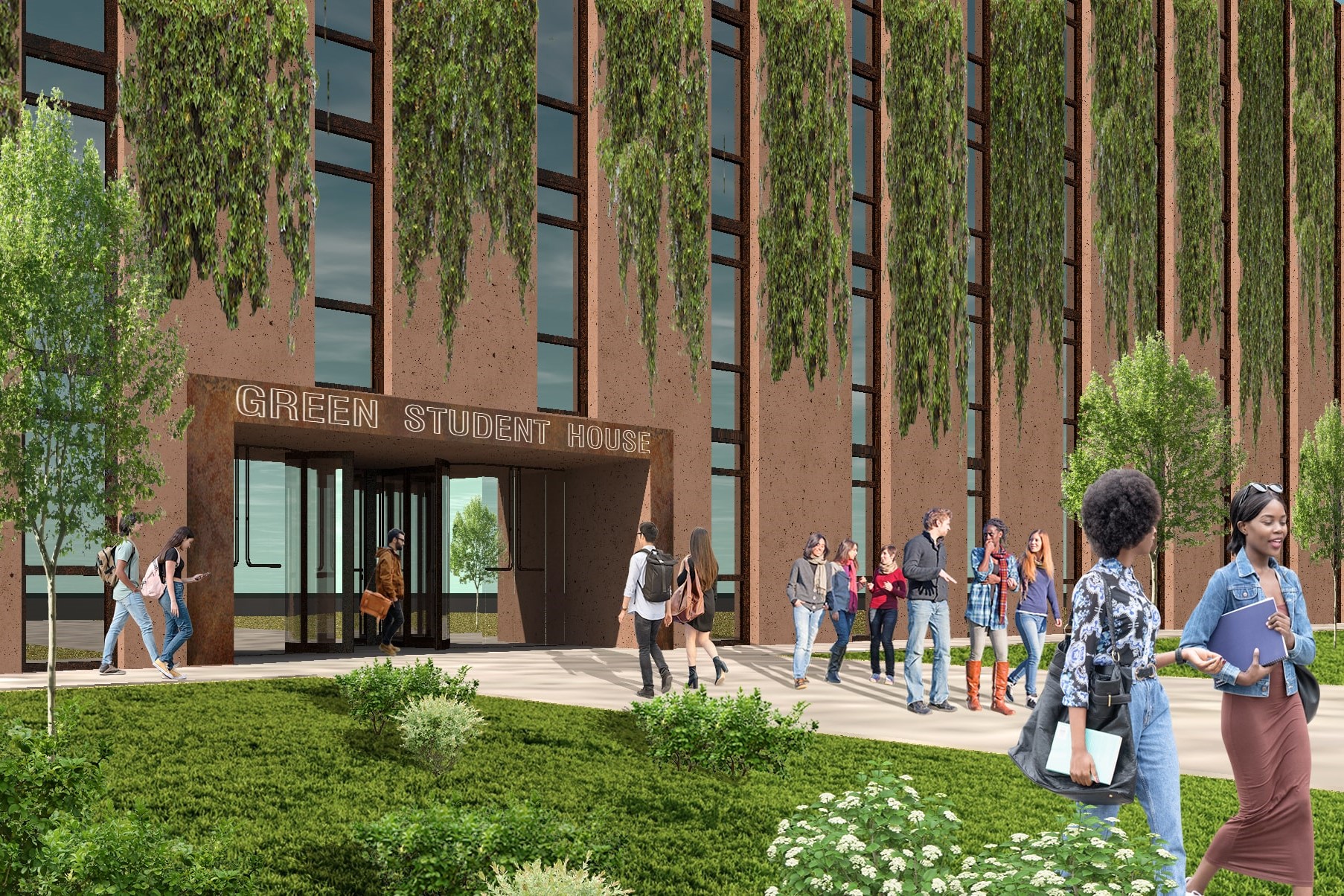 Rendering del nuovo studentato