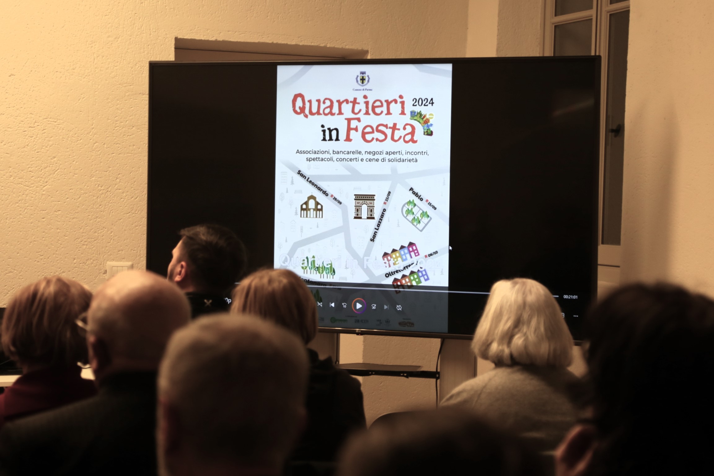 Un momento della conferenza stampa