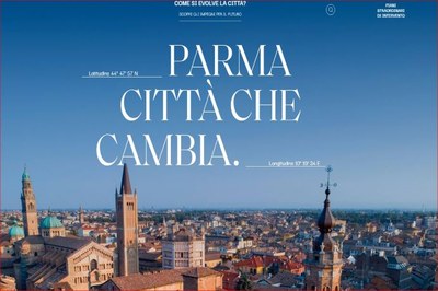 Il nuovo sito per entrare in Parma, città che cambia