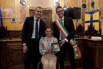 Il Sigillo della Città di Parma a Giulia Ghiretti