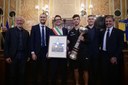 In Municipio la premiazione del Parma Calcio per la promozione in serie A