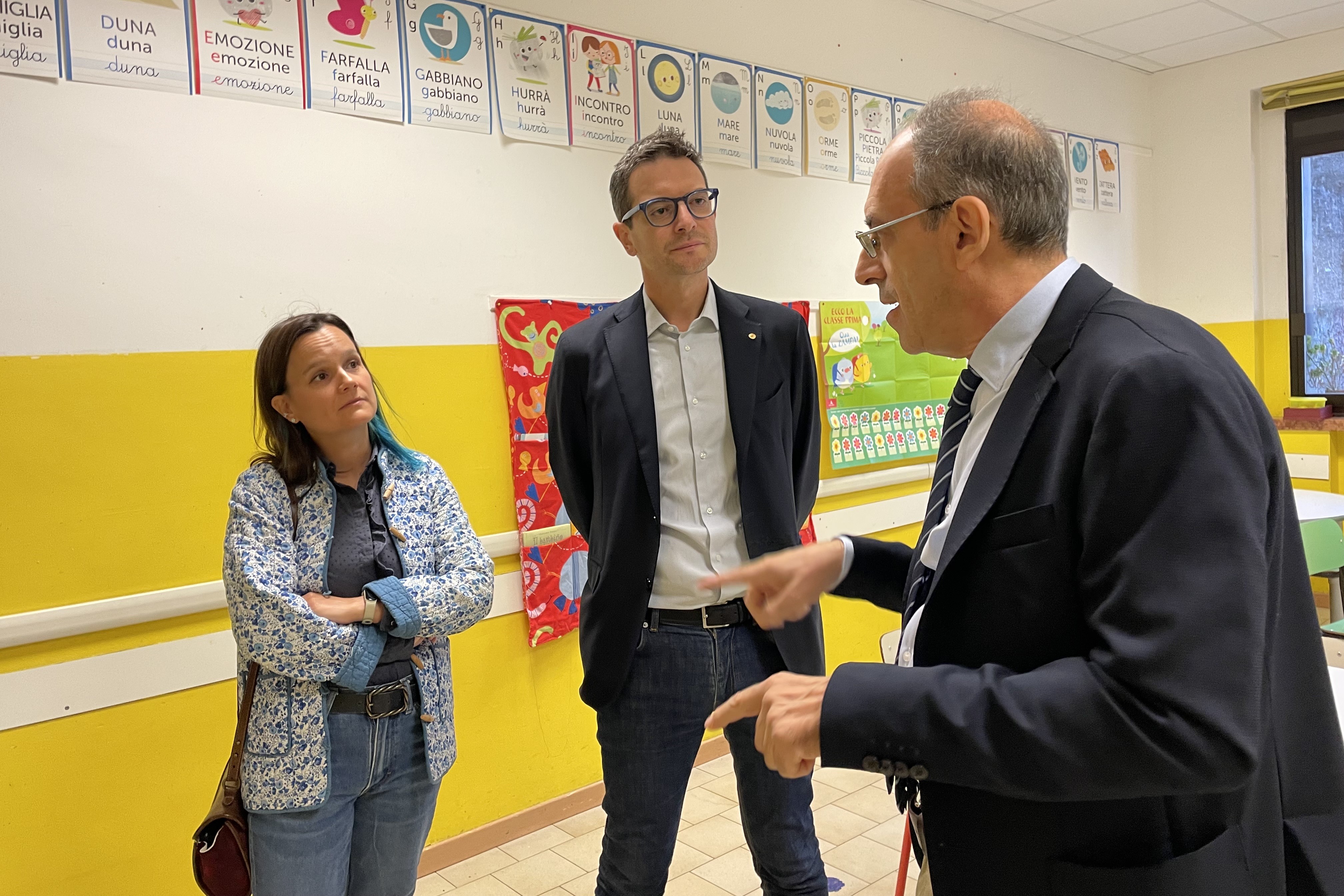 Sindaco e Assessora visitano la scuola