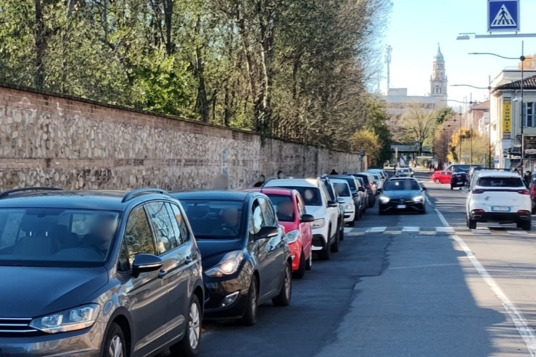 Via Toscana prima dei lavori