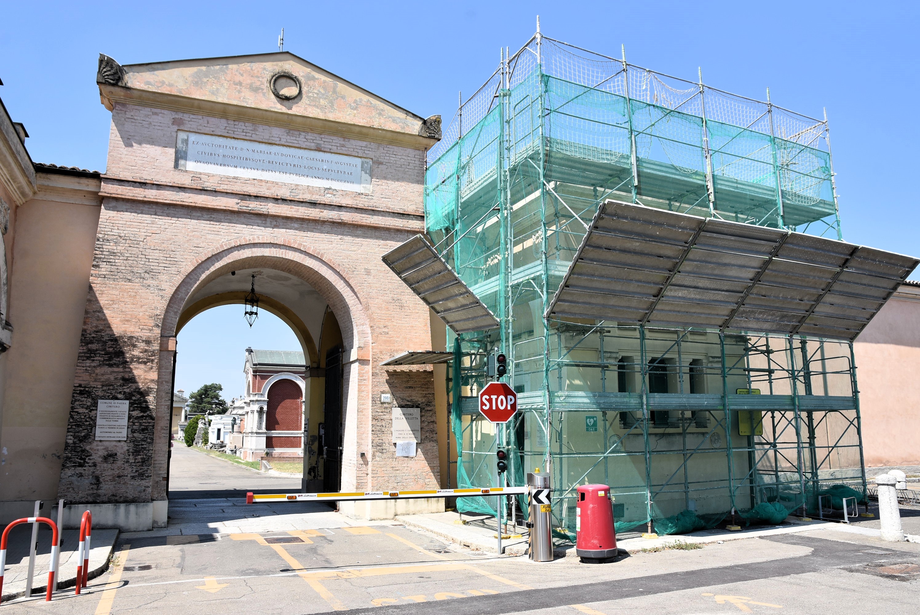 Il cantiere della portineria