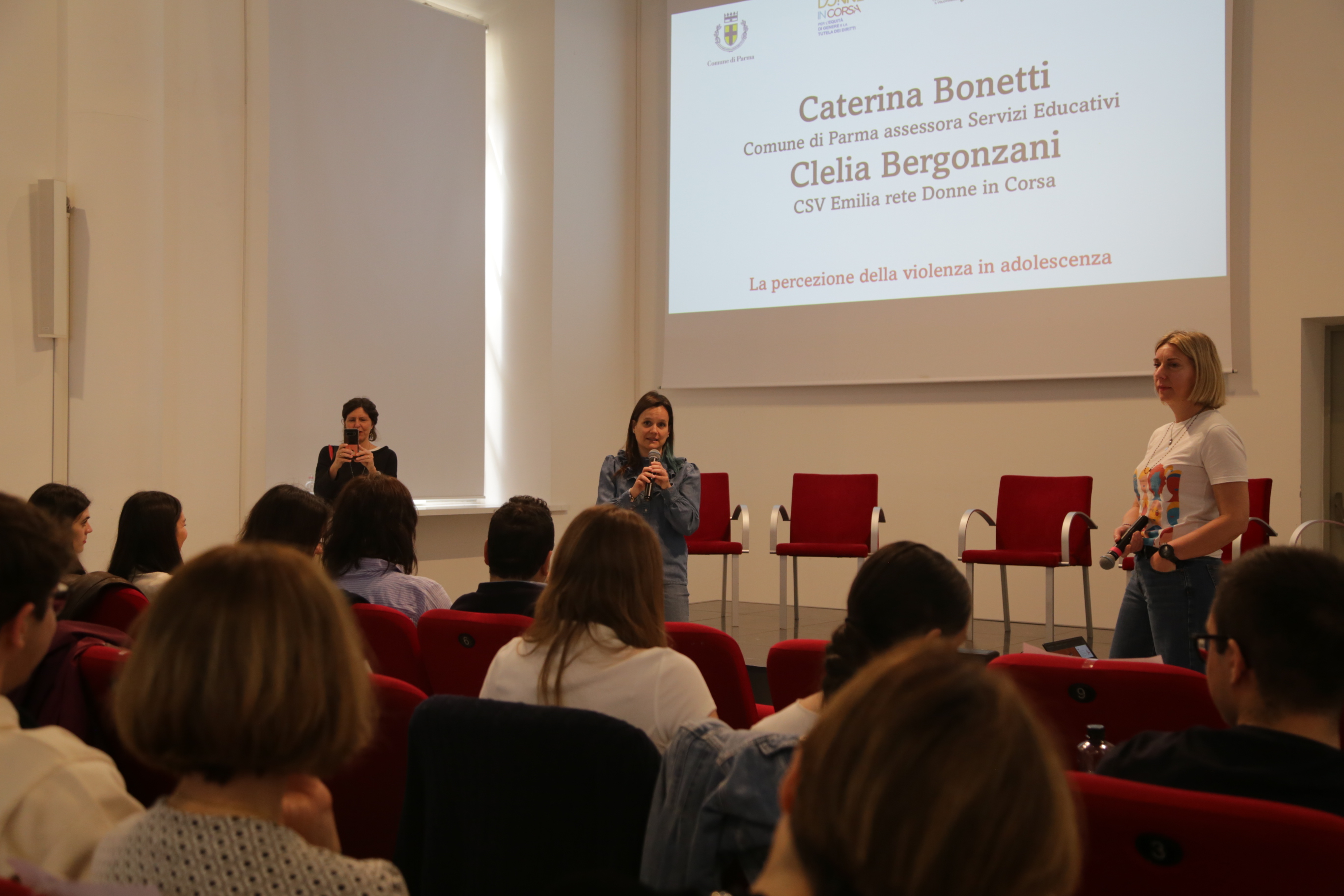 L'assessora Bonetti porta i saluti istituzionali