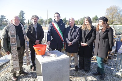 Posa della prima pietra per la nuova Casa Residenza Anziani