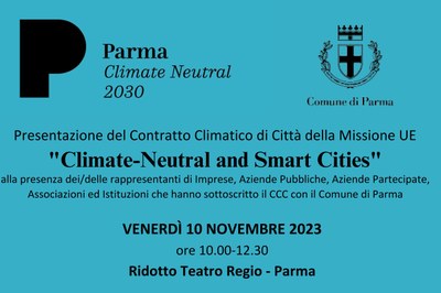 Presentazione del Contratto Climatico di Città della Missione UE "Climate-Neutral and Smart Cities