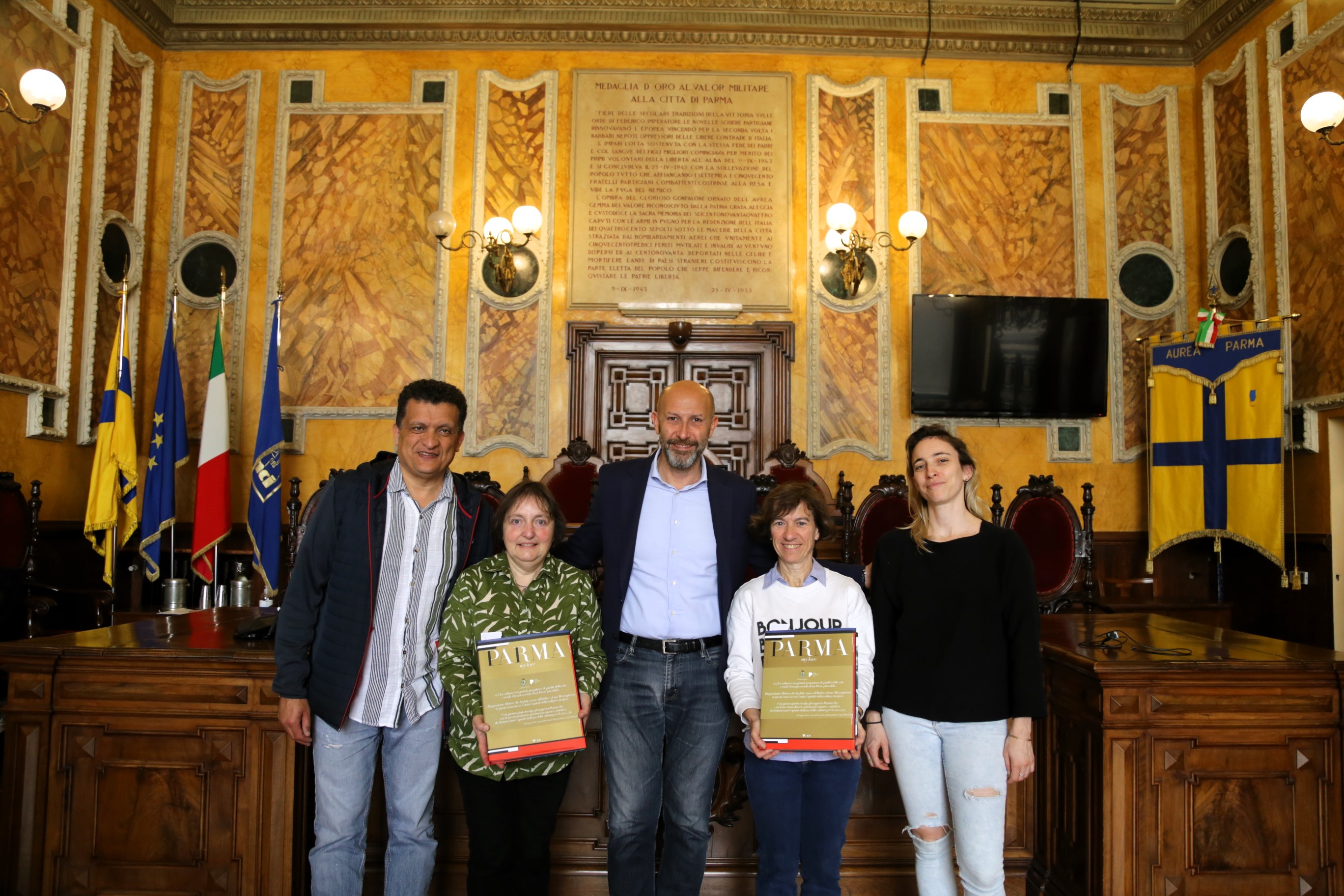 Momento finale della visita