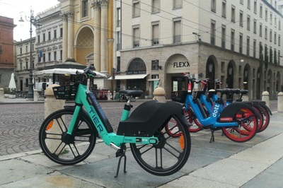 Trecento bici elettriche in città